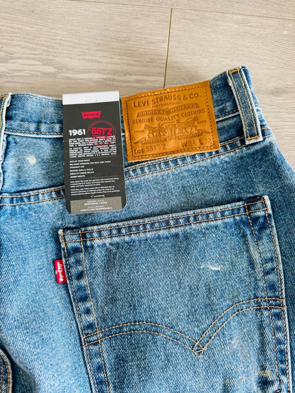 Levi's 551Z Vintage Blue Denim